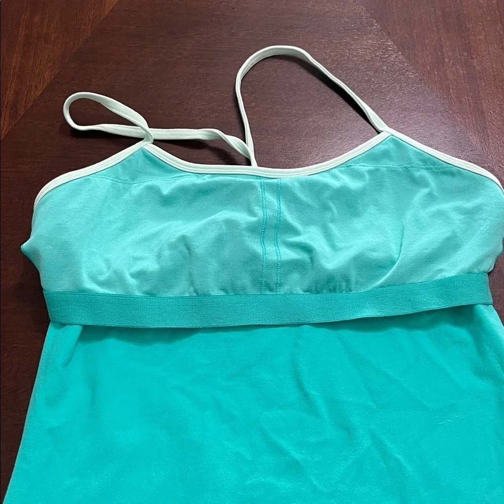 Lululemon Power Y Tank *Luon Bali Breeze / Fresh Teal